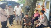 Polresta Kendari Salurkan Alat Kesehatan untuk Penyandang Disabilitas Jelang Hari Bhayangkara Ke-78