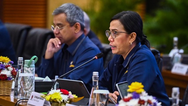 Sri Mulyani melaporkan APBN 2024